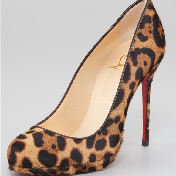 sell red bottom shoes Highness pumps leopard print